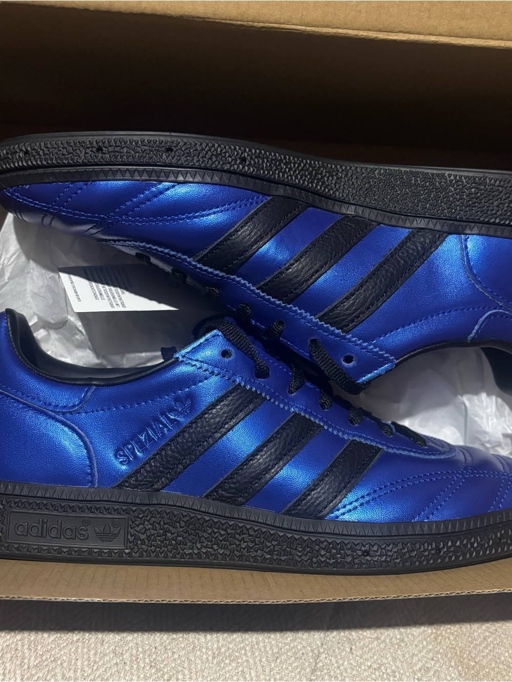 adidas Handball Spezial Metallic Blue with Black Accents